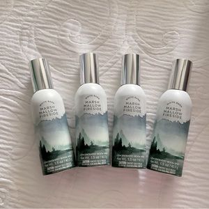Marshmallow Fireside Room Spray by Bath & Body Works (4 Pack)